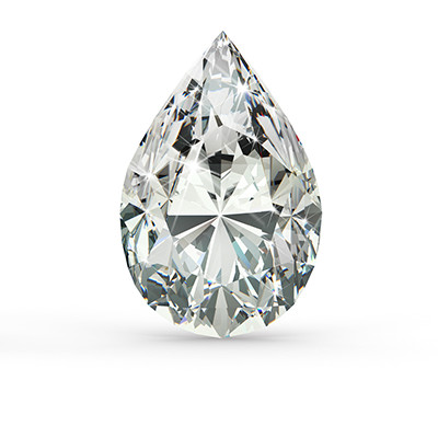 pear shape diamonds on the rock