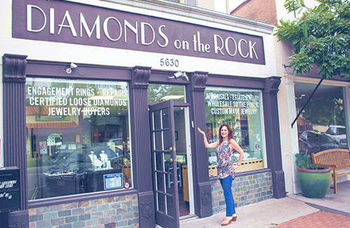 Diamonds on the rock storefront debra