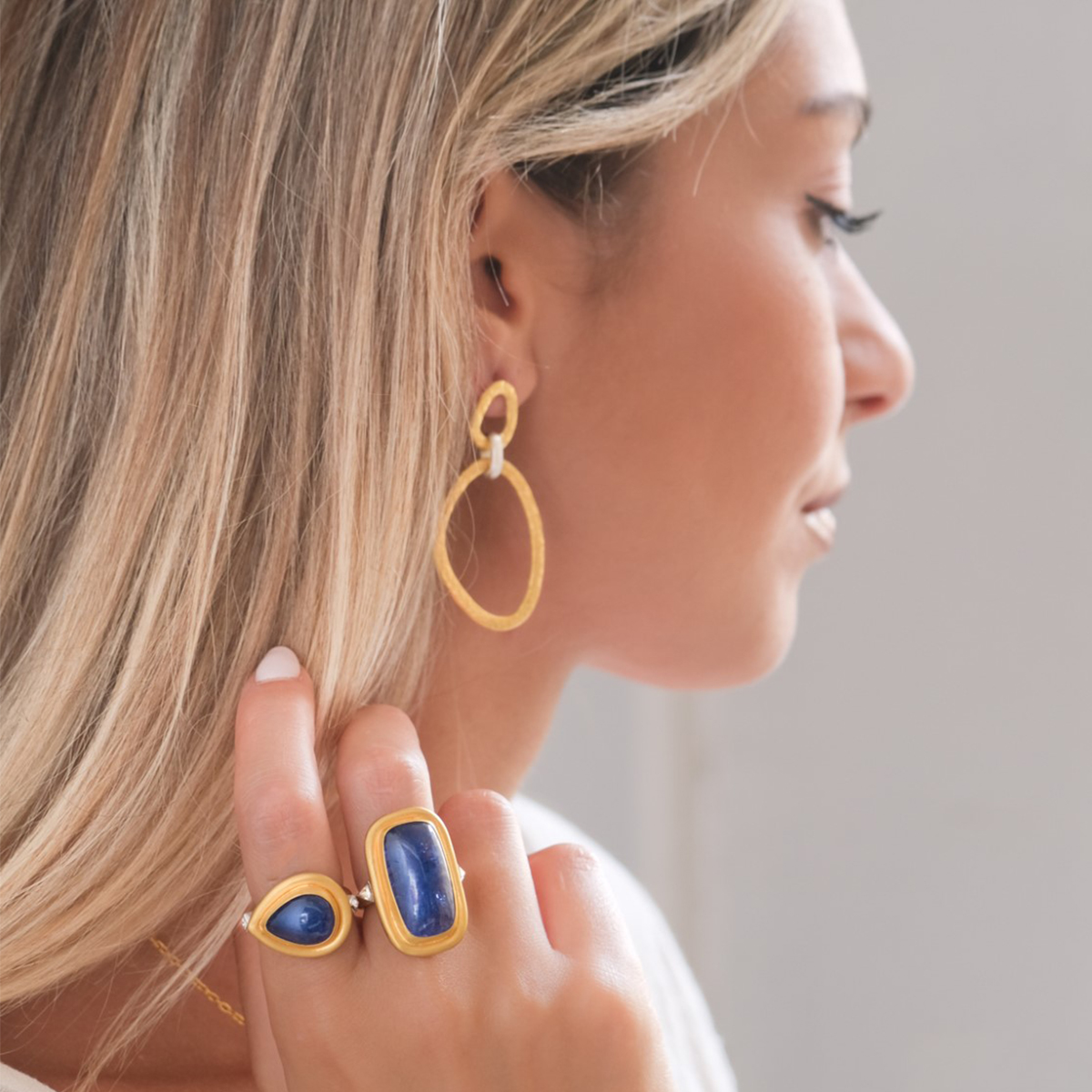lika behar earrings and rings